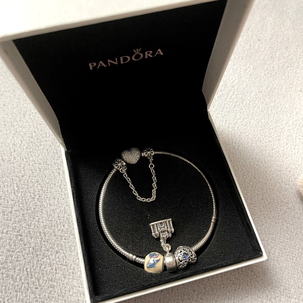 Pandora bracelet and charms